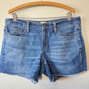 J. Crew Factory Mid Wash Blue Denim Jean Shorts